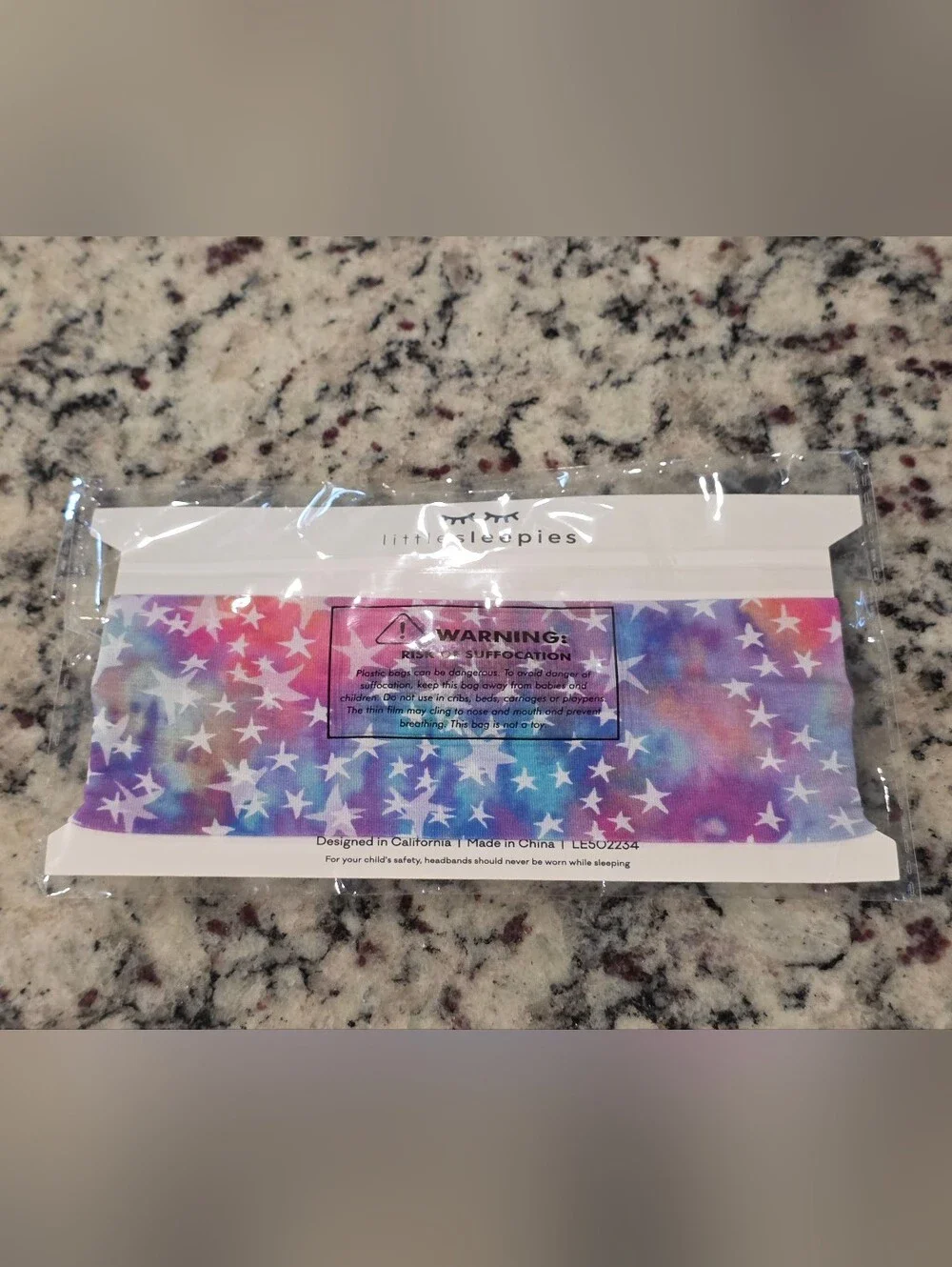 Little Sleepies Stardust Luxe Bow Headband One Size NWT/B